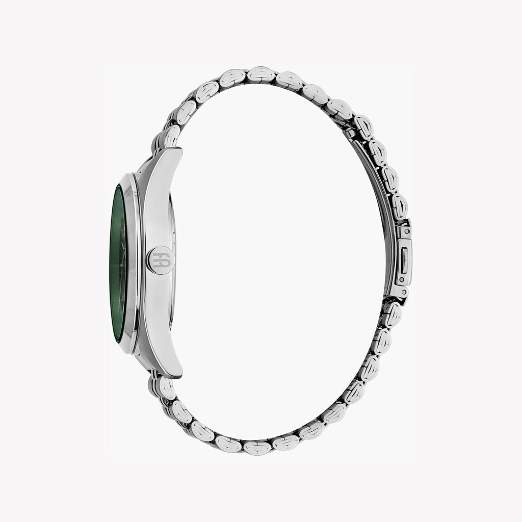 Esprit Men's Silver Stainless Steel Watch, Black Dial | Es1g173m0065