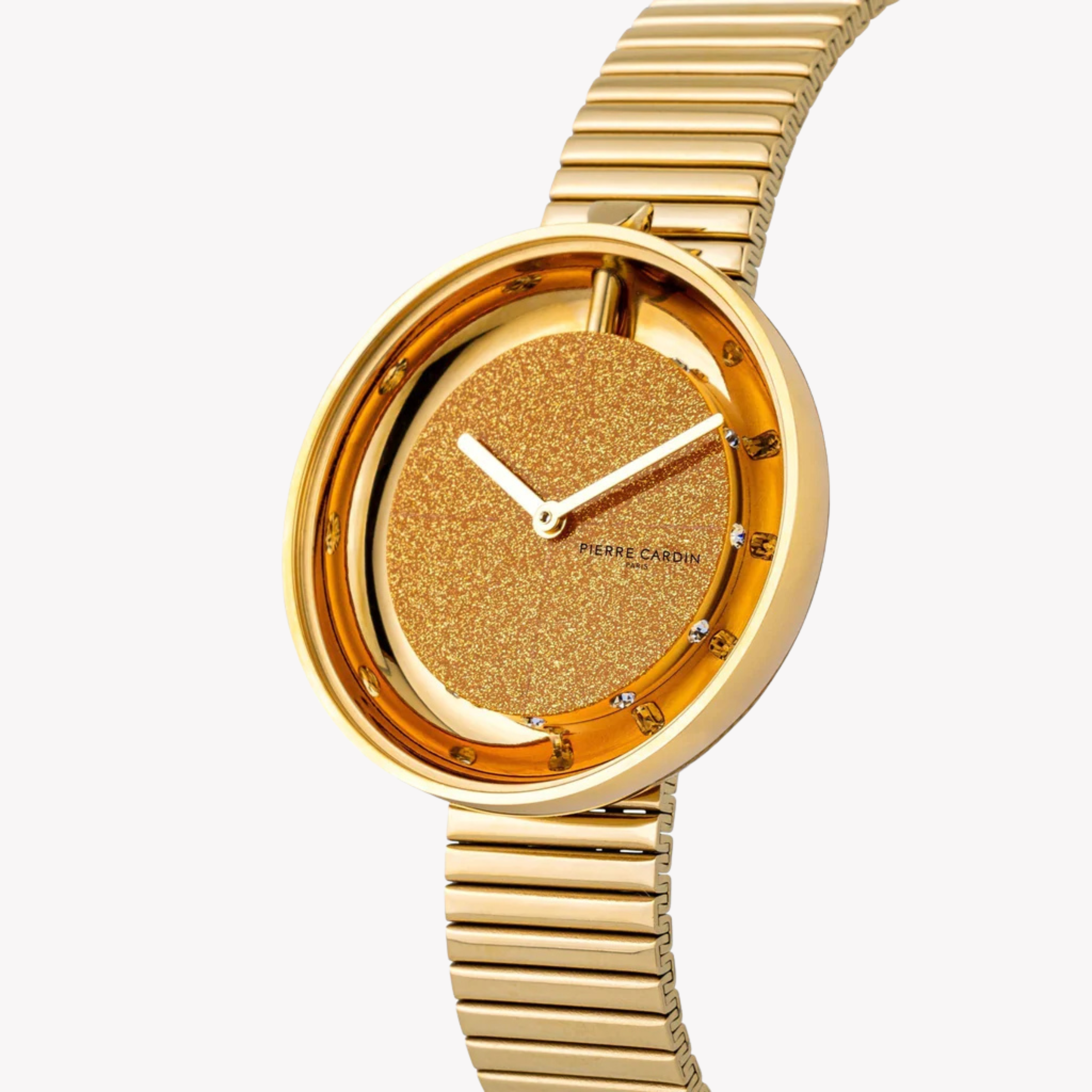 Pierre Cardin Women's Gold Stainless Steel Watch, Champagne Dial | Cma.0012