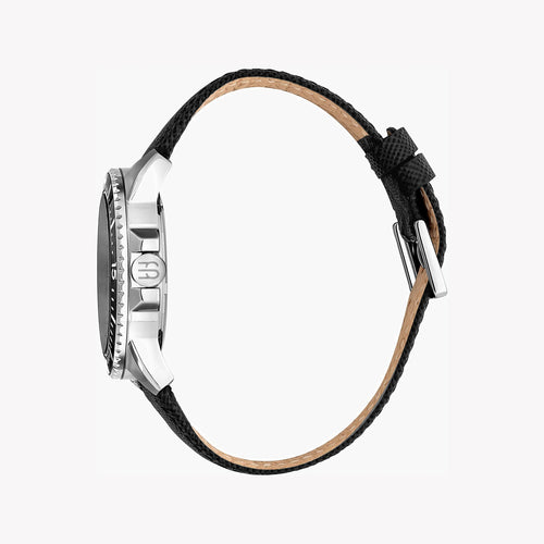 Esprit Men's Black Nylon Watch, Black Dial | Es1g036m0035