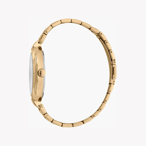 Esprit Women's Gold Stainless Steel Watch, Silver Dial | ES1L286M0065