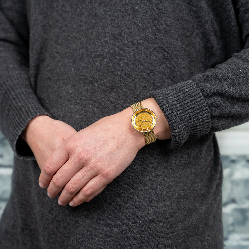 Pierre Cardin Women's Gold Stainless Steel Watch, Champagne Dial | Cma.0012